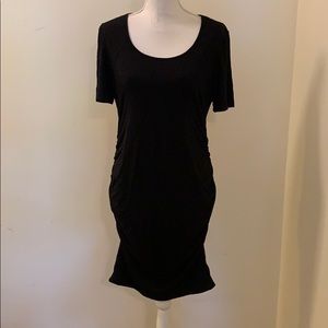 Black maternity dress